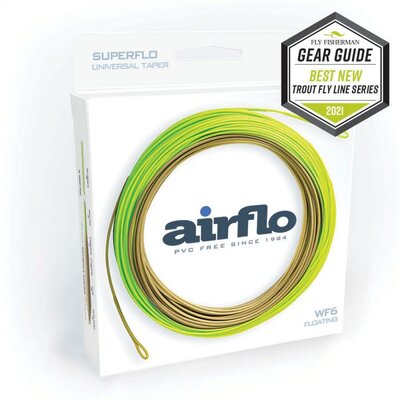 Airflo Superflo Universal Taper Floating Moss Olive/Chartreuse