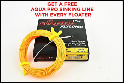 AquaPro Floating Fly Line with FREE Sinking Line!