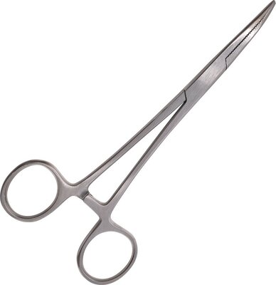 Axia Forceps 6in Curved Stainless