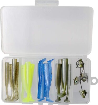 AXIA Mighty Minnow Kit Mixed - 4 heads 16 bodies