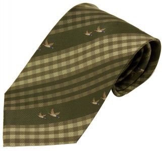 Bisley Duck Check Polyester Tie