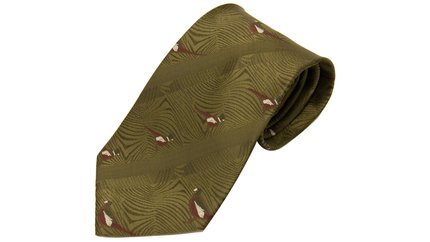 Bisley Pheasants Polyester Tie