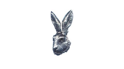 Bisley Pewter Pin No.25 Hare's Head & Presentation Box