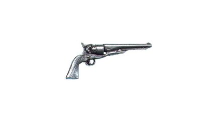 Bisley Pewter Pin No.35 Antique Revolver & Presentation Box