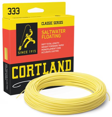 Cortland 333 Saltwater Floating Fly Lines - Yellow