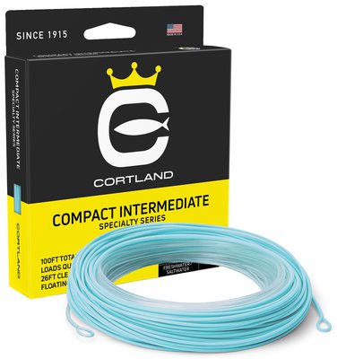 Cortland Specialty Compact Intermediate Floating Fly Lines - Clear/Light Blue