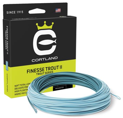Cortland Finesse Trout II Heron/Light Blue Floating Fly Lines