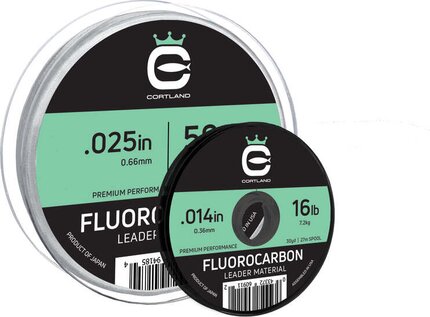 Cortland Fluorocarbon Leader Material Clear