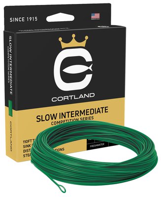 Cortland Competition Slow Intermediate Fly Lines  - Green