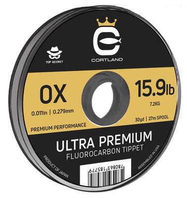 Cortland Ultra Premium Fluorocarbon Tippet - Clear