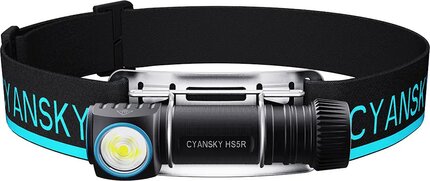 Cyansky Multifunctional Rechargeable Headlamp 1300 Lumens 200m