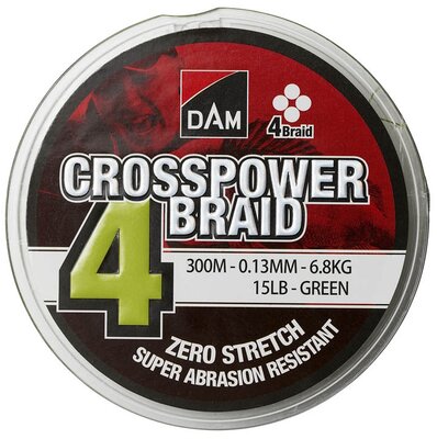 DAM Crosspower 4-Braid 300m - Green