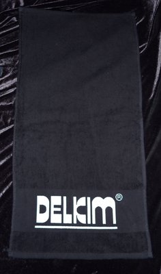 Delkim Logo Hand Towel Black