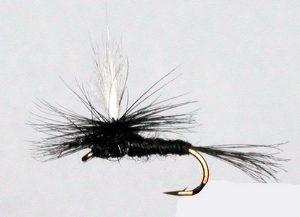 Stillwater Parachute Black Gnat (1 Dozen)
