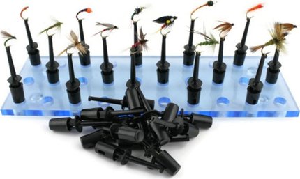 Dragon Acrylic Fly Tying Stand + 30 Clips