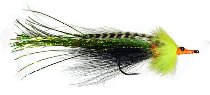 Dragon Whistler Pike Flies #6/0 Various Colours