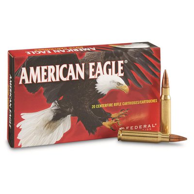 Federal American Eagle .308 Win 150 Grain Boat Tail FMJ (20 Box)