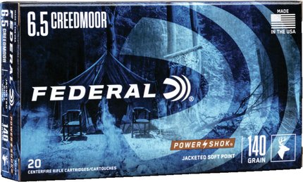 Federal Power-Shok 6.5 Creedmoor 140gr Soft Point