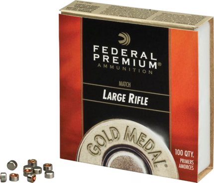 Federal No. GM200M Gold Medal Small Match Pistol Primers (100 Box)