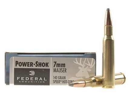 Federal Power-Shok 7 x 57 Mauser 140 Grain Speer Hot-Cor Soft Point (20)