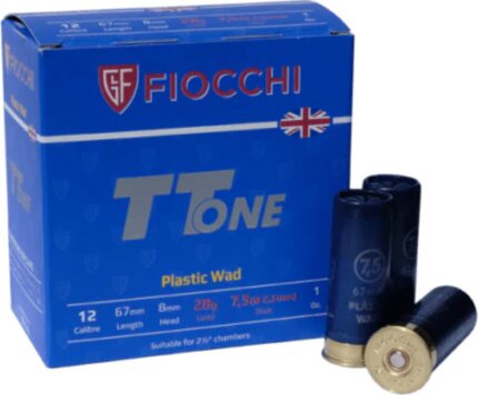Fiocchi 12G TT2 Skeet 24 Gram 9.5 Plastic Wad 70mm