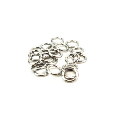 Fisheagle Dongle Rings Stainless Steel 20pc