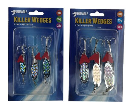 Fisheagle Killer Wedge Lures 3 Pack