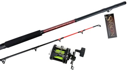 Fisheagle Saracen Boat Rod + Fighter 300L Combo