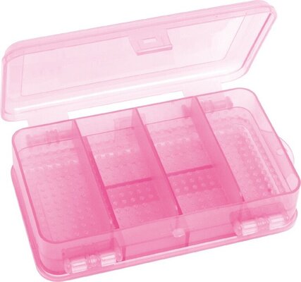 Fladen 10 Section Bait Box Double 142 x 85 x 45mm - Pink