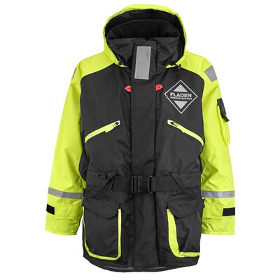 Fladen Black/Yellow Rescue System Flotation Jacket