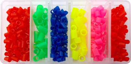 Fladen Box Cut Float Rings Assorted Colours & Sizes