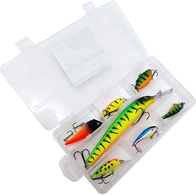 Fladen Plugbait Selection in Tackle Box 7pcs