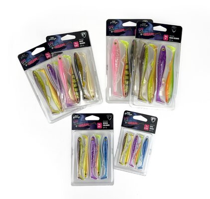 Fox Rage Slick Shad Mixed Colour Pack