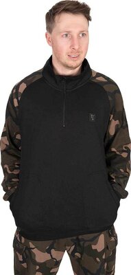 Fox Lightweight Black / Camo Quarter Zip