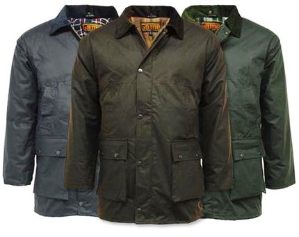 Game Waxed Cotton Padded Jacket
