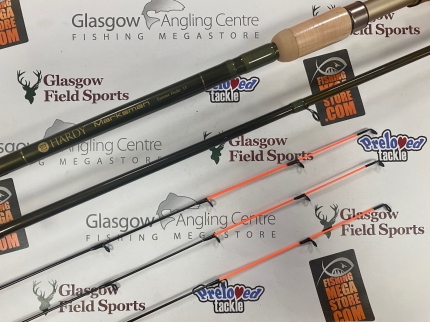 Preloved Hardy Hardy Marksman Extreme Feeder 13ft 2pc Leger Rod with 3 Quiver Tips (No Bag/No Tube) - As New