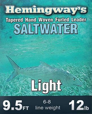 Hemingway 9ft6 Furled Leader Saltwater