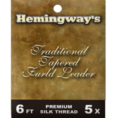 Hemingway Furled Leader Traditional Silk 6ft 5X