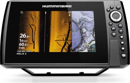 Humminbird HELIX 8 Fish Finder & GPS Chart Plotter CHIRP 2D, MEGA DI+, MEGA SI+ G4N