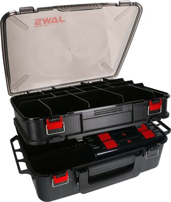 Jaws Box - Two-Compartment - Black