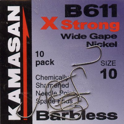 Kamasan B611 Barbless Hooks