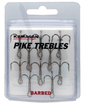 Kamasan K62 Barbed Treble Hooks