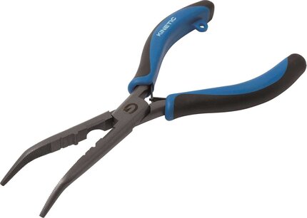 Kinetic CS Plier 8.5in Curved Nose Blue/Black