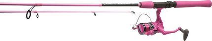 Kinetic RamaSjang CC Pink Spinning Rod Combo 2pc