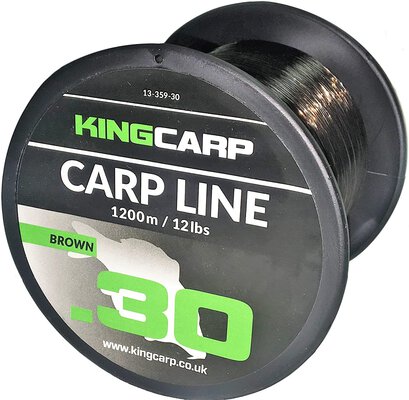 Kingcarp Mono Fishing Line Brown 1200m Spool