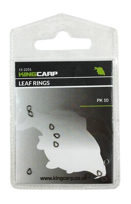 Kingcarp 10pk Leaf Rings