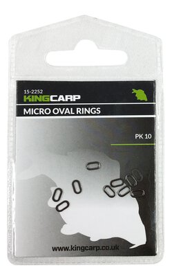 Kingcarp 10pk Micro Oval Rig Rings