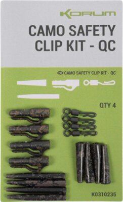 Korum Camo Safety Clip Kit QC