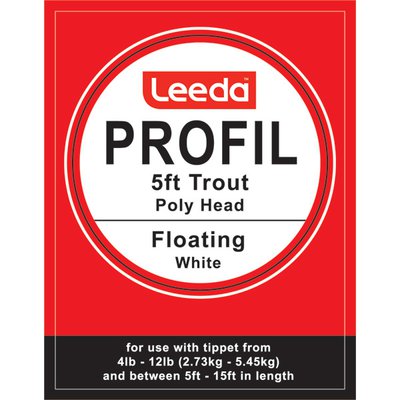 Leeda Profil Polyhead Trout 5ft Tapered Leaders