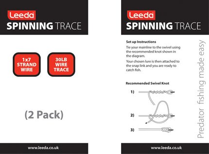 Leeda Spinning Trace 30lb 2pc